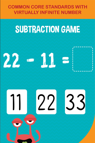 1st Grade Math fun - addition and subtraction games for kids screenshot 3