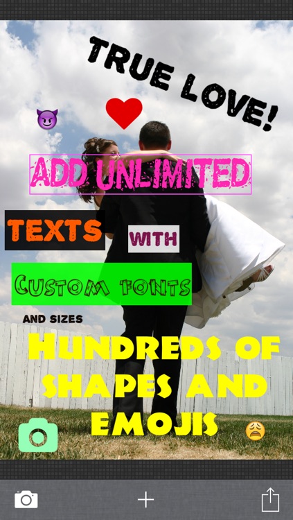 ShotText: Text on Photo, add text, emoji and shapes to your photos, share on Instagram, Facebook, Twitter