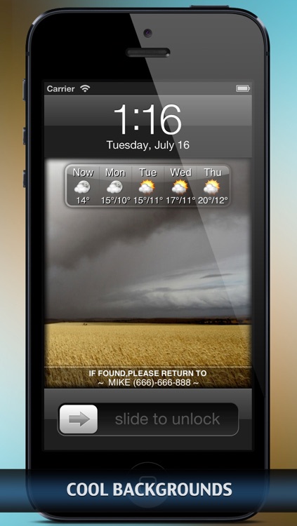 Weather on your Screen Free