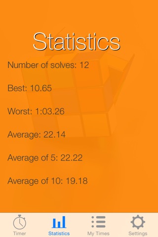 Magic Cube Timer screenshot 2