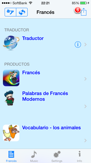 Francés - Talking Spanish to French Translator and Phraseboo(圖4)-速報App