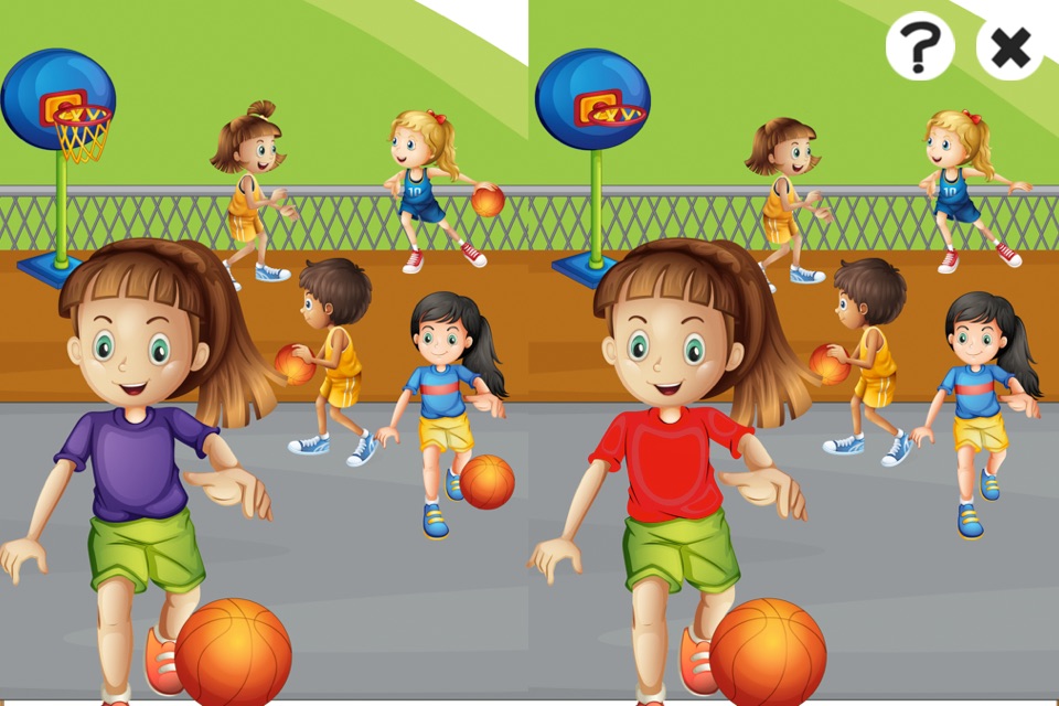 American Basketball Learning Game for Children: Learn for Nursery School screenshot 2