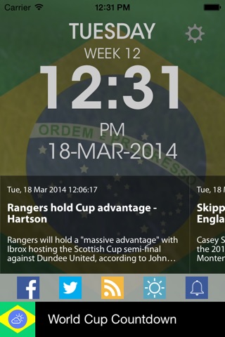 Football Clock screenshot 2