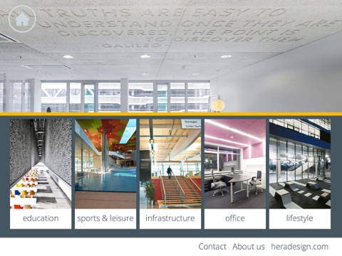 Heradesign: Acoustic systems for walls and ceilings screenshot 2