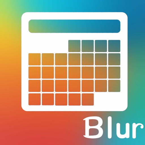Blur日历壁纸 - 完美个性化锁屏日历壁纸 - for iOS7