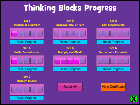 Thinking Blocks Fractions screenshot 4