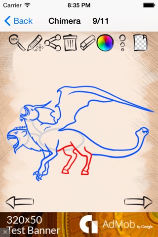 Draw And Paint Beast Monsters screenshot 3