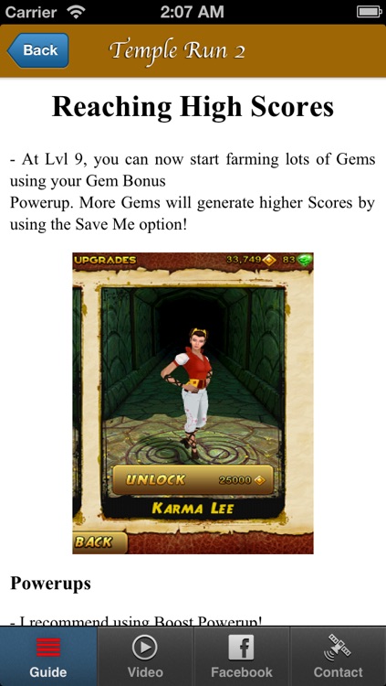 Cheats for Temple Run 2 & Complete Guide and Walkthrought screenshot-4