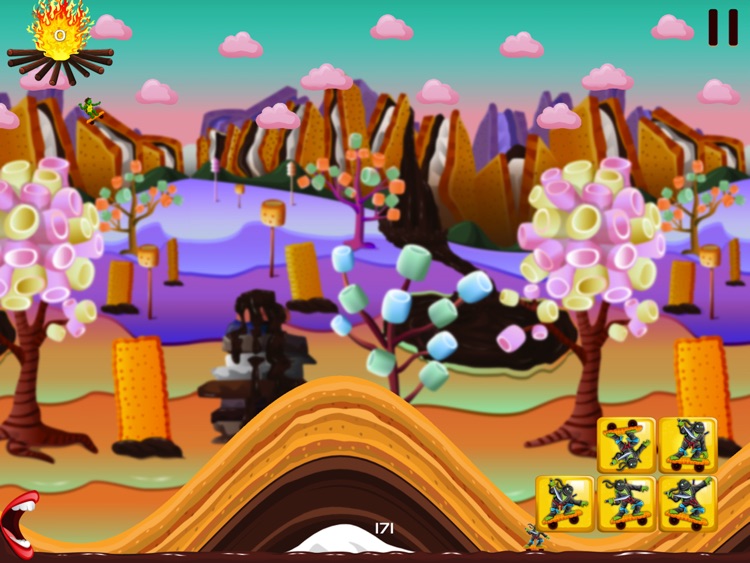 Smores World Racing with 5 Turbo Turtles HD screenshot-3