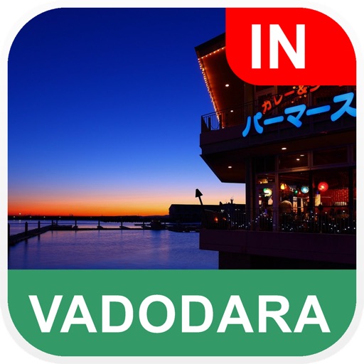 Vadodara, India Offline Map - PLACE STARS