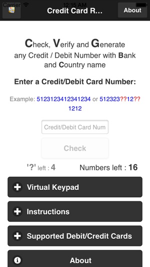 Credit Card Revealer(圖2)-速報App