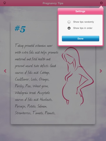 Pregnancy Tips for iPad screenshot 4