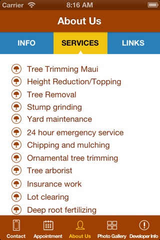 Screenshot of Branch Out Tree Service - Maui Hawaii - Tree Trimming, Removal and  Emergency Service