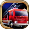 American fire truck parking 3D