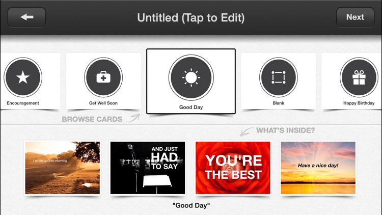 Stitch: Greeting cards in motion