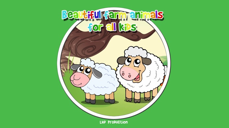 beautiful farm animals for all kids - free screenshot-0