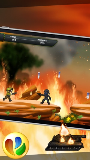 Army of Soldiers – World War Jump and Run Game, 戰士軍 - 世界大戰跳和(圖4)-速報App