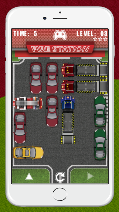 How to cancel & delete Fire Truck Parking Block Attempt escape to Exit from iphone & ipad 1