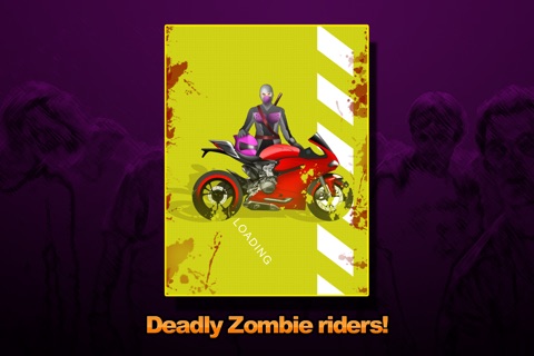 Halloween Super Galaxy Chase Mega Zombie Motorcycle vs Ninja Stunt Ranger Stick Free Bike Race screenshot 2