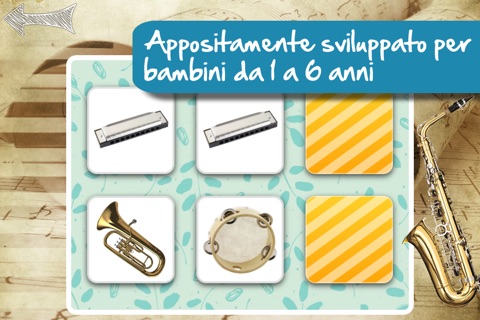 Free Memo Game Music Instruments Photo screenshot 2