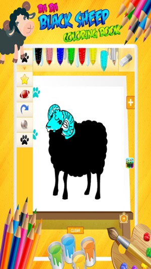 Baa Baa Black Sheep - Poem Coloring Book for Kids(圖3)-速報App