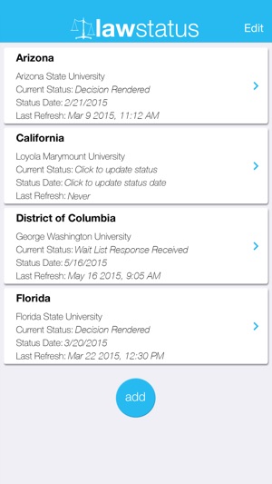 LawStatus -  Law School Application Stat