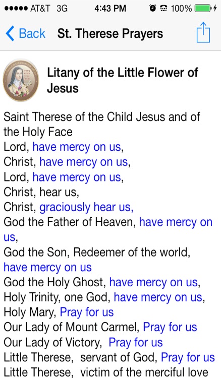 Saint Therese Prayers