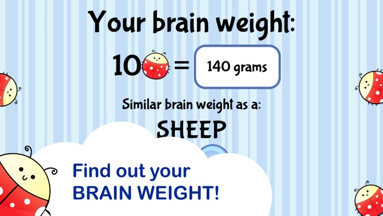 Brain Trainer with Ladybug: test brain age, memory and attention