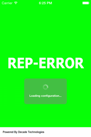 REP-Error screenshot 3