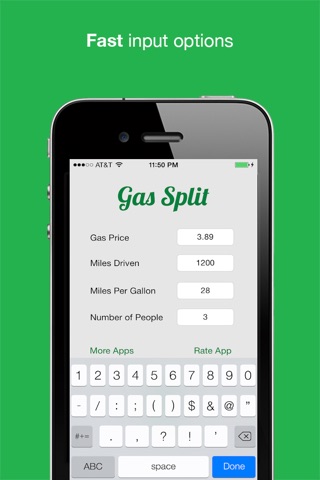 Gas Cost Splitter for Road Trips with Friends and Family screenshot 2