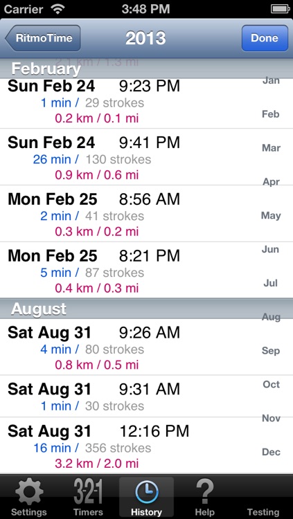 RitmoTime Stroke Monitor screenshot-3