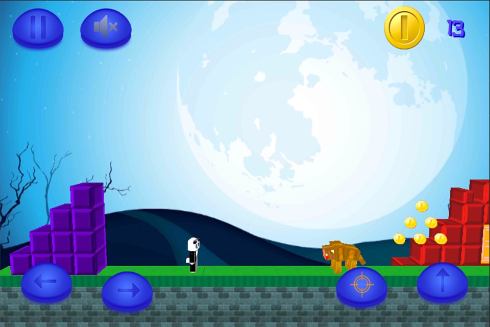Panda World - angry run in temple, forest, castle & jungle screenshot 4