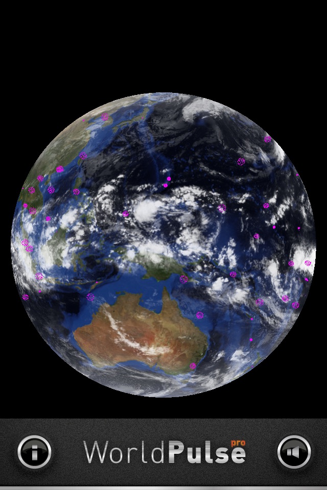 WorldPulse Pro Earth Weather Clouds & Temperature screenshot 2