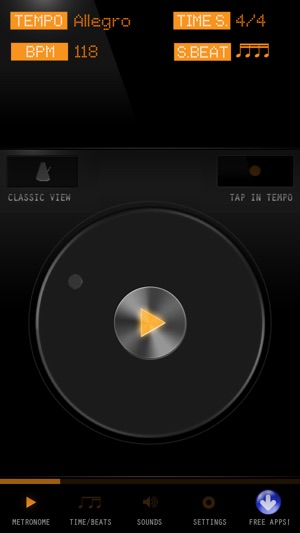 SimpliMET - Accurate Digital Metronome with Acoustic Sounds (圖1)-速報App
