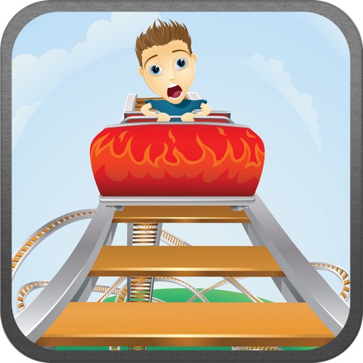 Awesome Roller Coaster Game By Fun Theme Park Frenzy Free Icon