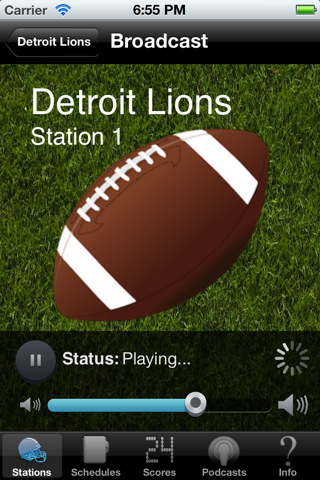Detroit Football - Radio, Scores & Schedule screenshot 2