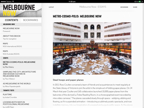 Melbourne Now Ebook screenshot 2