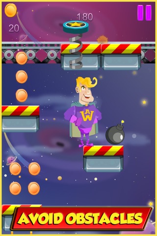 Ace Hero Jump - Infinite Space Platform Adventure screenshot 2