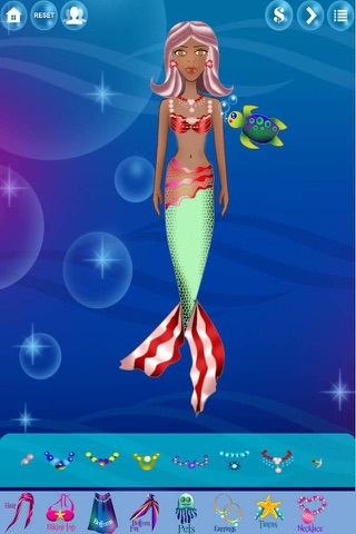 My Mermaid Dress Up World - A Little Salon Game For Girls FREE screenshot 3