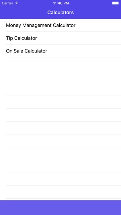 Money Mgt Calculator