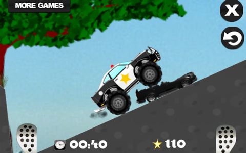 Mad Smash Cop - Hill Racer screenshot 2