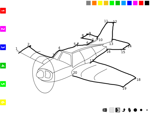 子どもたちのための番号でペイント。 塗り絵、動物、船舶、航空機およびそれ以上とドット、ゲームや演習を接続します。学ぶためのゲームやパズル、塗料や カウントのおすすめ画像2