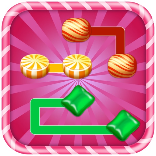 Candy Links Free - Flow Board Game for lines logical path icon