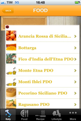 Italian food screenshot 2