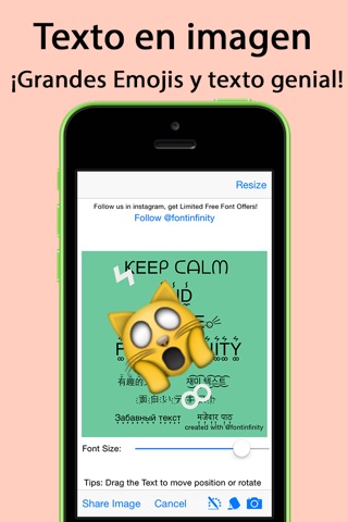 Font Infinity Pro ∞  Better Emoji Fonts & New Cool Text Styles on Images screenshot 3