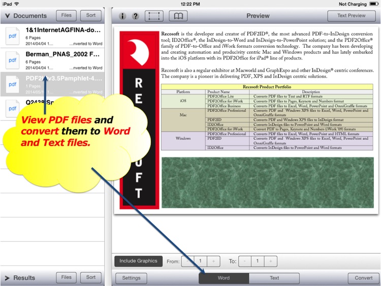 PDF to Word - PDF2Office 2017