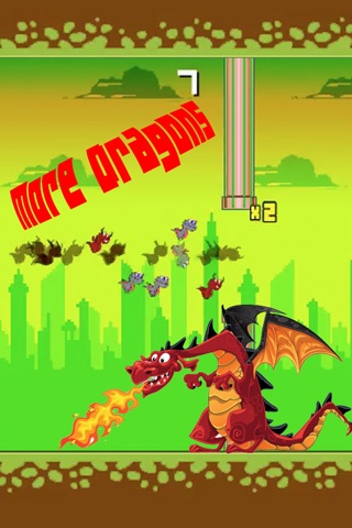 DRAGON SMASHER - smash the flappy dragons - no birds allowed screenshot 3