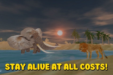 Wild African Elephant Survival Simulator 3D screenshot 4