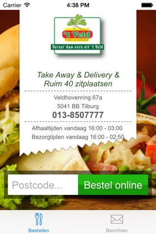 Food & Drinks 't Veld screenshot 2