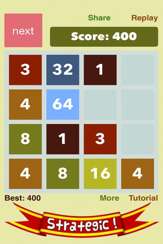 Fours ! Hardest than 2048 screenshot 2